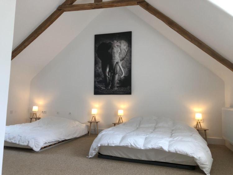 merveilleux cottage dans parc de 7,5 hectares Saint-Nicolas-du-Pélem Extérieur photo